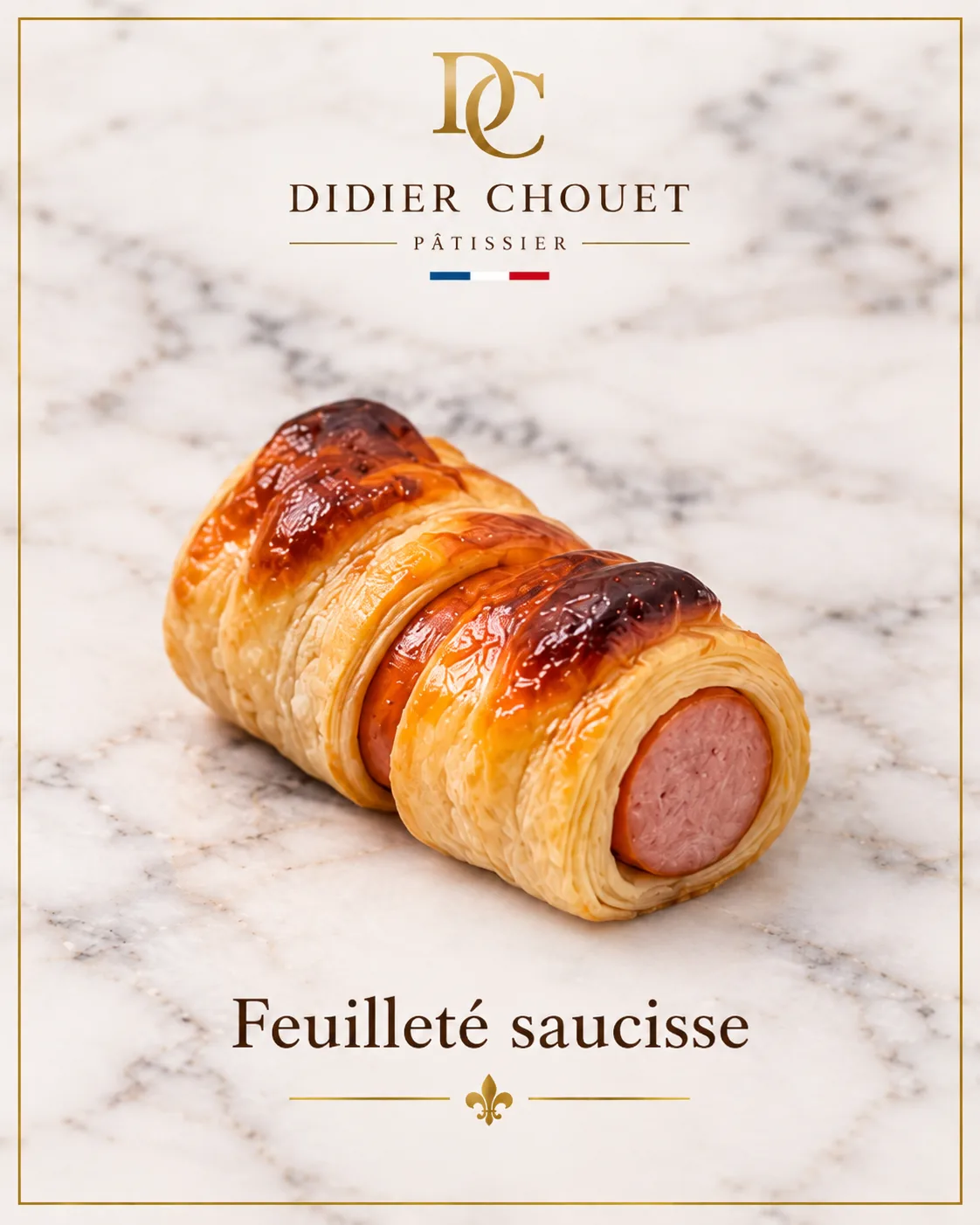 Feuilleté saucisse